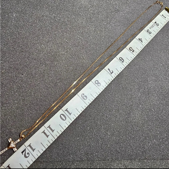 Sterling Silver 925 Gold Plated Heart Pendant On 24 Inch Gold Plated Box Chain - Picture 5 of 5